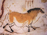 horse cave drawing image