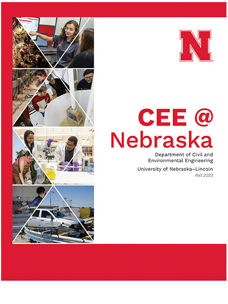 Cover for CEE @ Nebraska magazine - Fall 2023 Edition