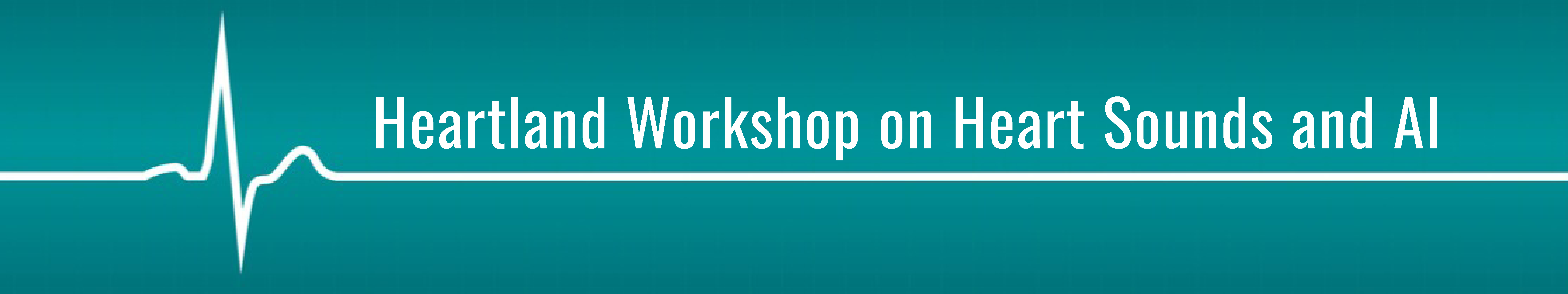 Turquoise graphic with sound wave and workshop title