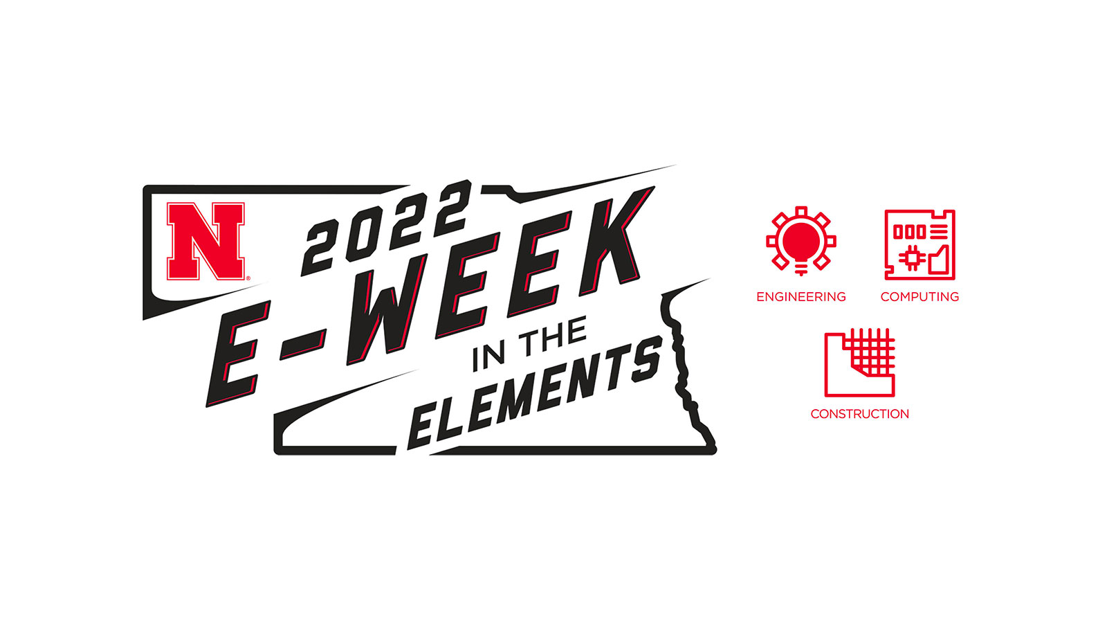 EWeek 2022 with state of Nebraska outline and three areas
