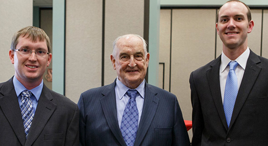 (from left) Eric Gitt, Walter Scott Jr. and Kevin Walters.