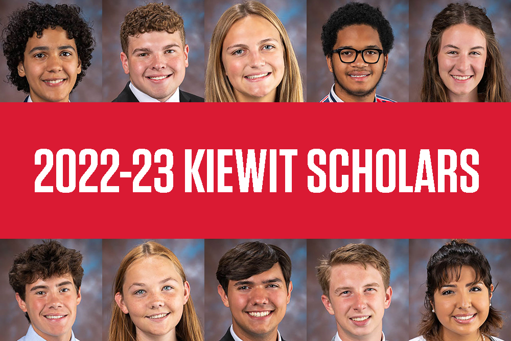 Ten first-year students have been chosen to the second cohort of the Kiewit Scholars Program at the University of Nebraska-Lincoln College of Engineering. 
