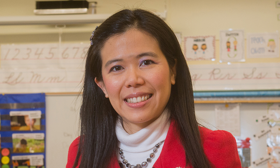 Josephine Lau, associate professor of architectural engineering, is leading a study of the efficacy of air cleaners in K-12 classrooms and how they impact students' health and learning.