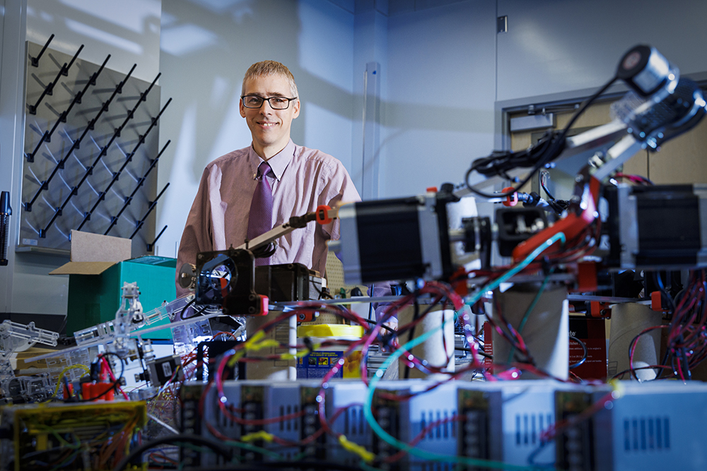 Carl Nelson, professor of mechanical and materials engineering, has been named a senior member of the National Academy of Inventors. (Craig Chandler / University Communication)