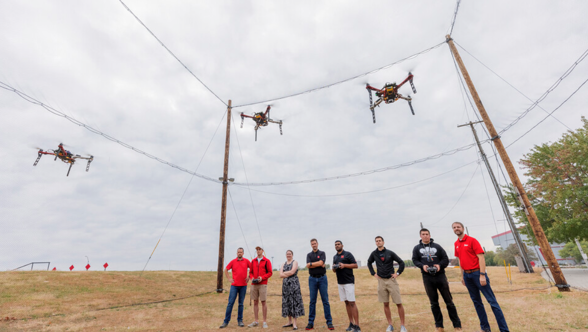The NIMBUS Lab at the University of Nebraska–Lincoln is working on a new algorithm to control drone swarms.