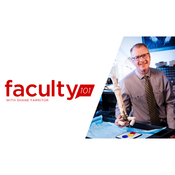 Shane Farritor, professor of mechanical and materials engineering, is featured in the Faculty 101 podcast.