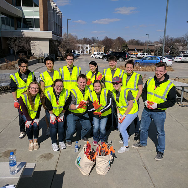 Engineering students took part in community service projects on Saturday, March 3 as part of the Complete Engineer Conference.