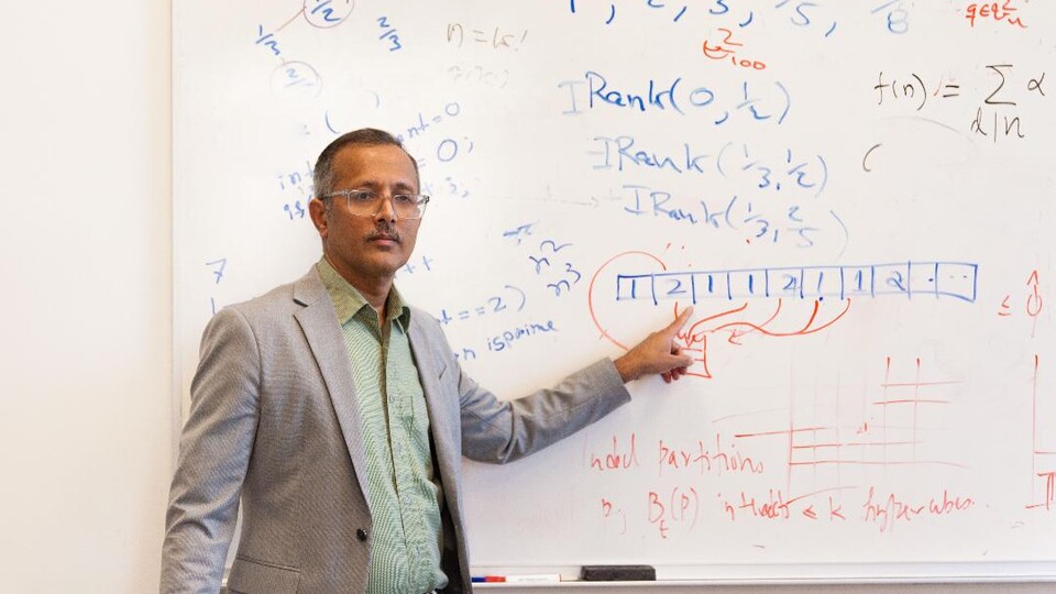 Vinodchandran Variyam, professor in the School of Computing.