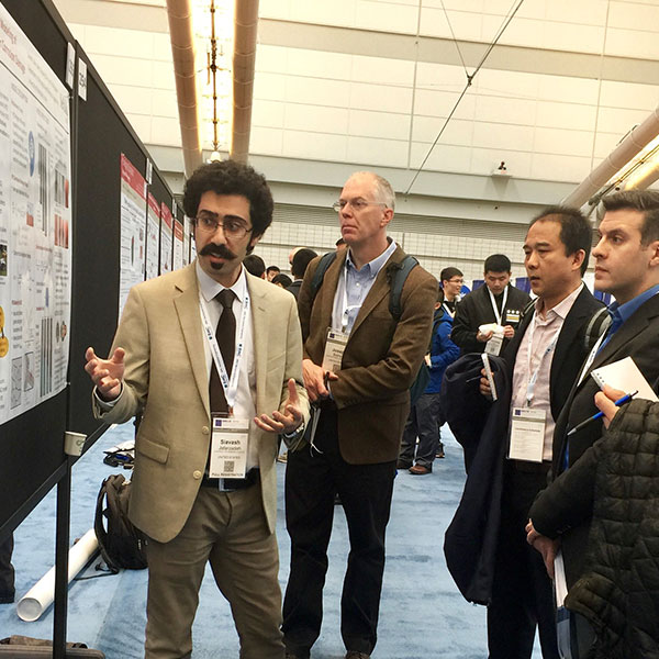 Siavash Jafarzadeh, Ph.D. student in Mechanical Engineering and Applied Mechanics, presented his research on Peridynamic Modeling of Intergranular Corrosion Damage at the American Society of Mechanical Engineers: International Mechanical Engineering Congress & Exposition in Pittsburgh, Pennsylvania, in early November. 