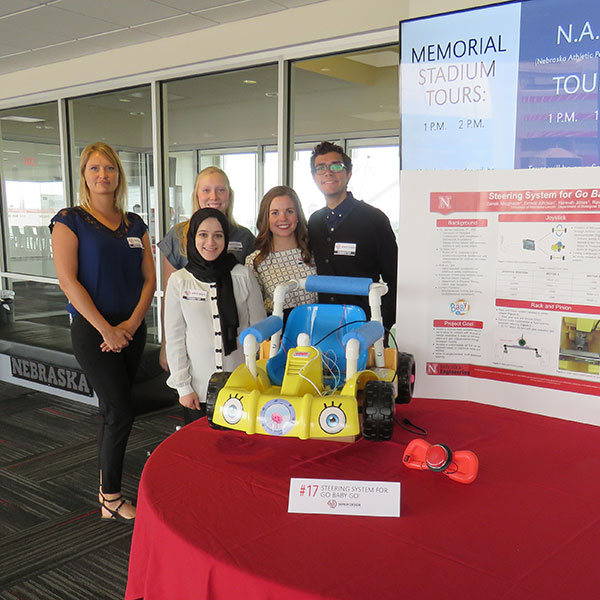 Like the 2017 Go Baby Go! electrical car for toddlers with mobility issues, many of the senior design capstone projects on display at the Senior Design Showcase have immediate, real-world impact.