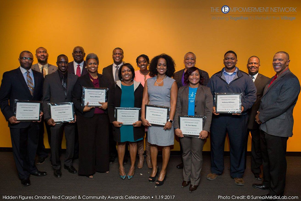 The Empowerment Network honored 12 African-American educators and mentors in Omaha for their work with youth in STEM fields.