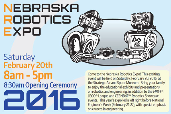Nebraska Robotics Expo set for Feburary 20 at Strategic Air & Space Museum in Ashland.
