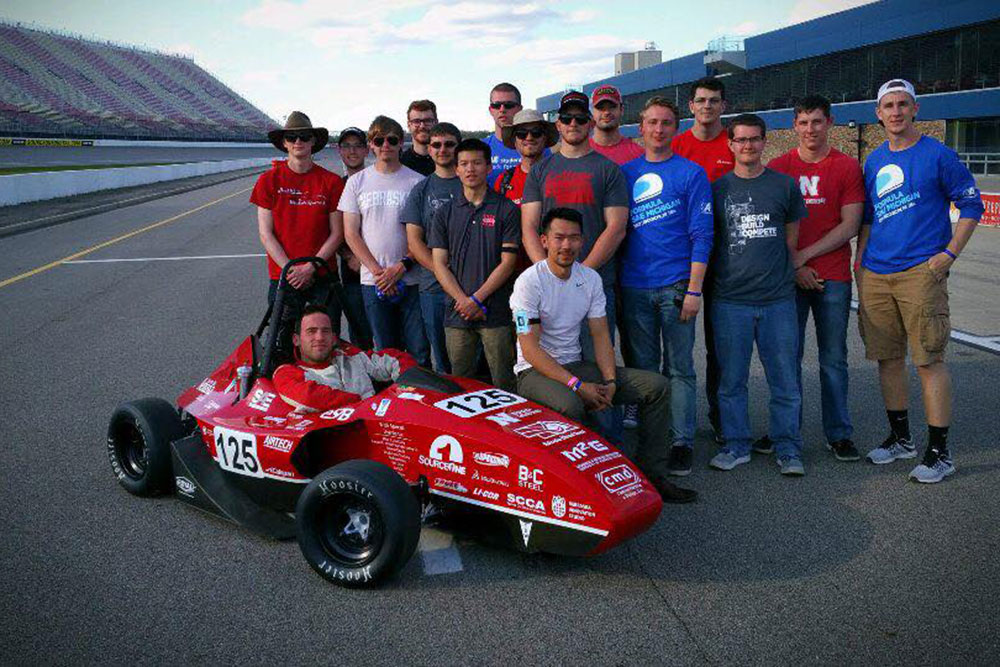 The Husker Motorsports Formula SAE team will be among the more than 100 from universities around the world with cars competing this week at the annual season-ending event at Lincoln Airpark.
