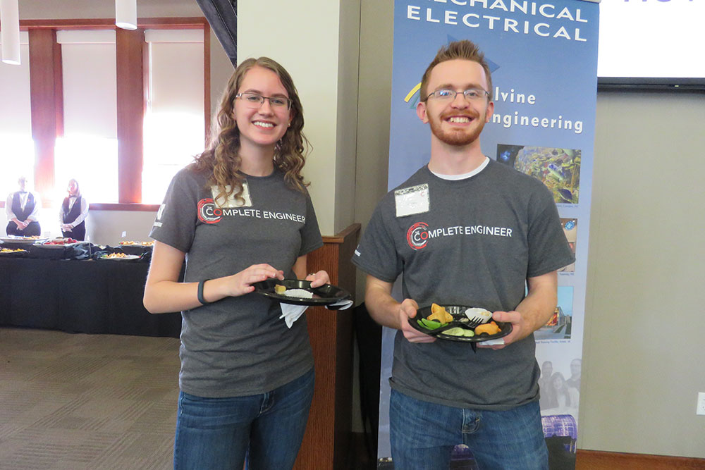Fourteen Nebraska Engineering students, including some who had attended previous Complete Engineer Conferences, volunteered to help the conference run smoothly.