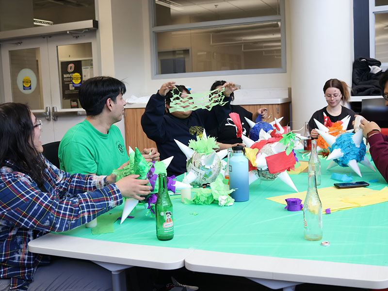 Students on Scott Campus get creative and have fun together during E-Week 2024. 