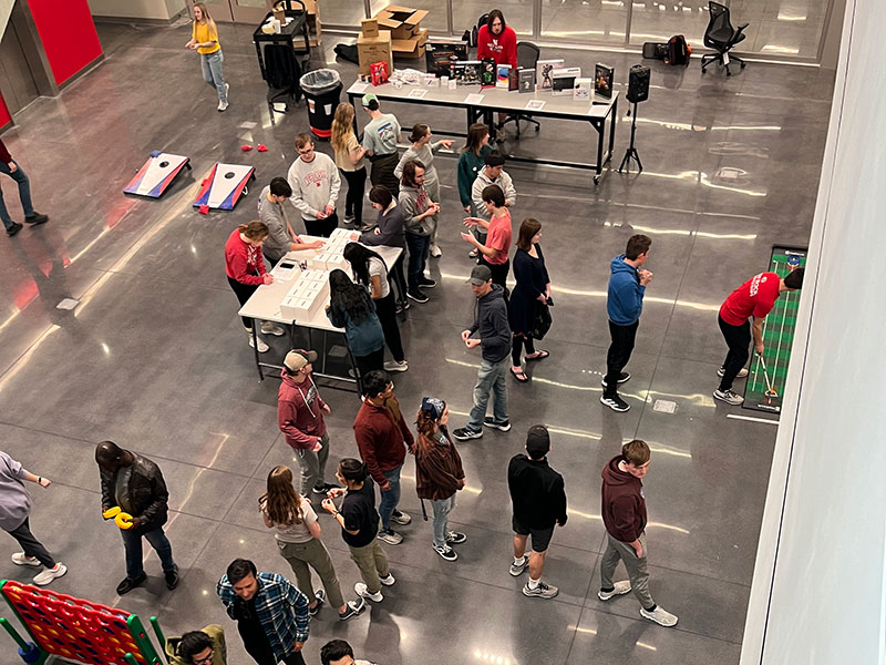 Students enjoy the annual Engineering Carnival during E-Week 2024.