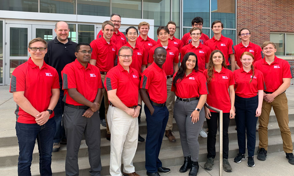 A picture of students and faculty that are part of the Partners in Pollution Prevention program at the University of Nebraska-Lincoln