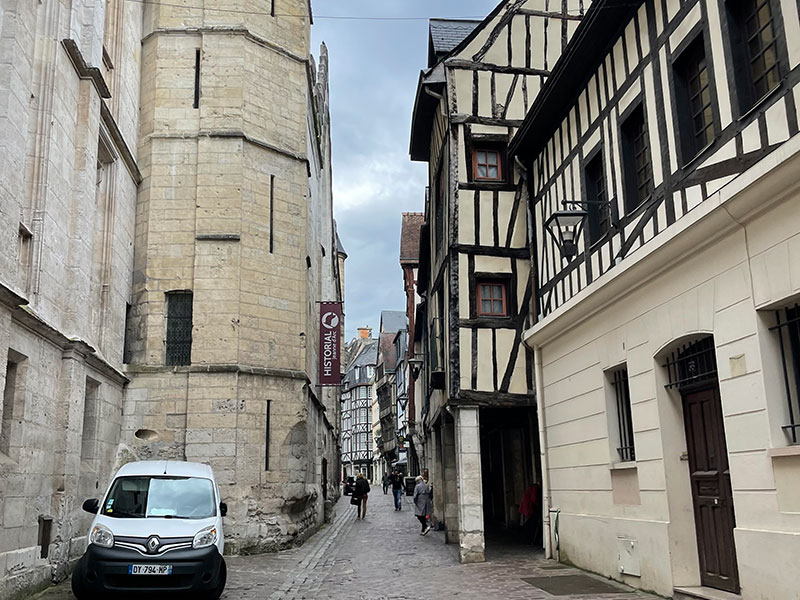 Downtown Rouen, France