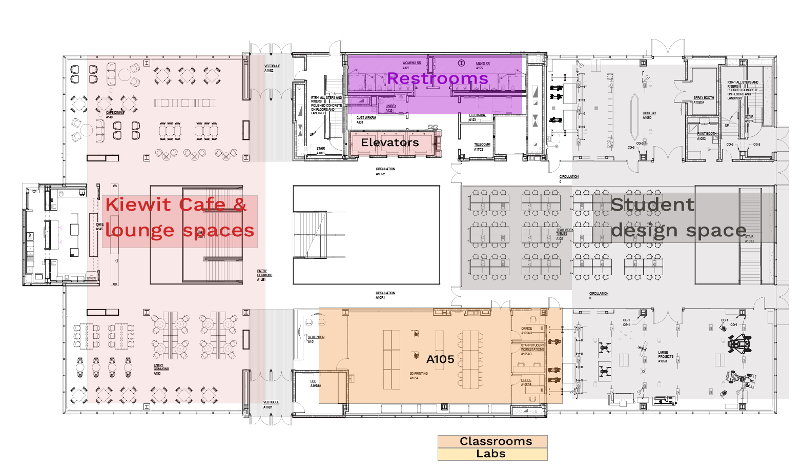 Kiewit Hall - Floor 1