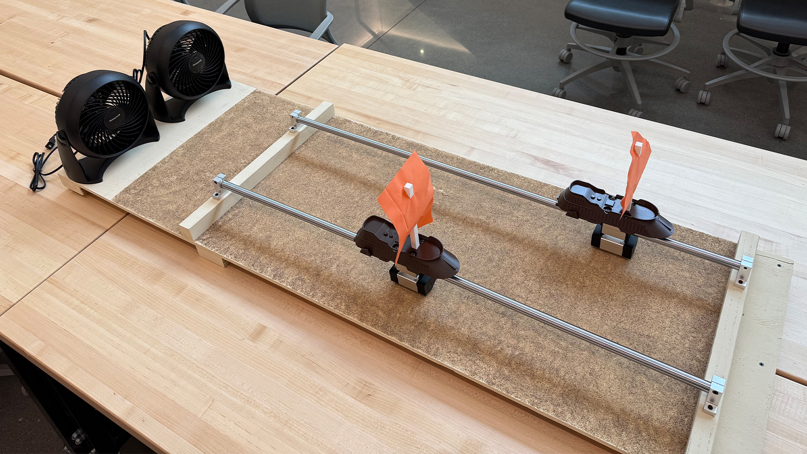 Electromagnetic Crane & Wind Vehicles Senior Design Showcase Project Image