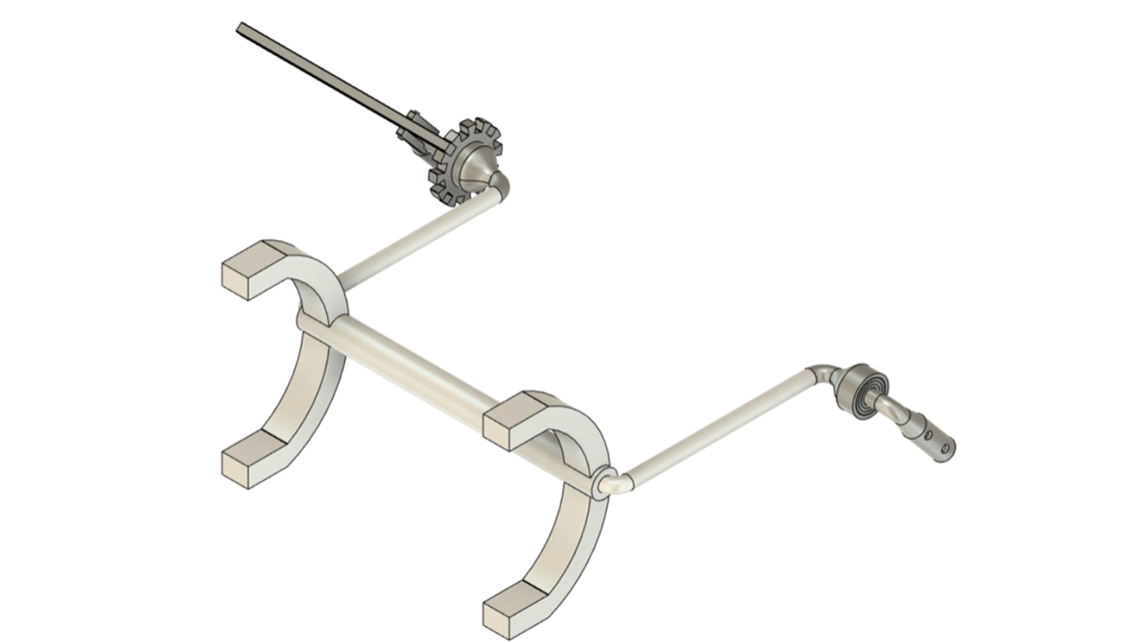Micro-g Adjustable Tool Cart Handle Senior Design Showcase Project Image