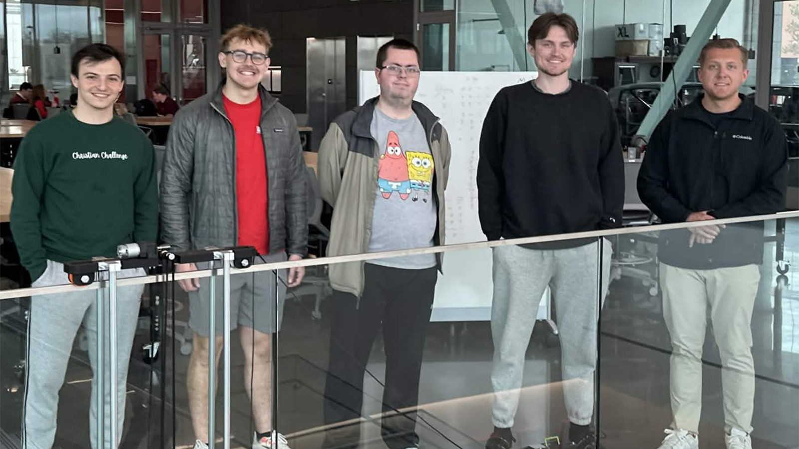 Kiewit Hall Rail Cleaning Robot Senior Design Showcase Team Image