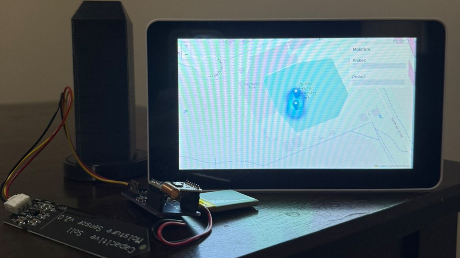Ground Soil Moisture Monitor Senior Design Showcase Project Image