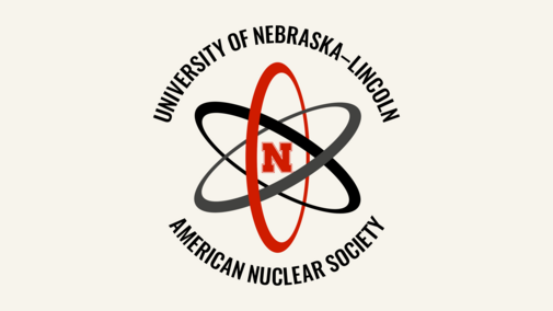University of Nebraska–Lincoln American Nuclear Society logo featuring orbit shapes and an "N" in the center.