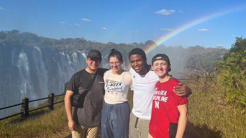 Zambia Team at Victoria Falls (June 2022)