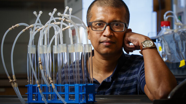 Rajib Saha, associate professor of chemical and biomolecular engineering.