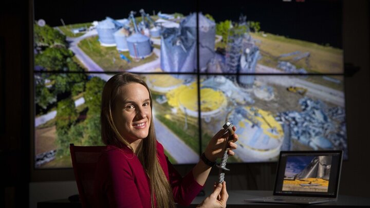 Christine Wittich, assistant professor of civil and environmental engineering