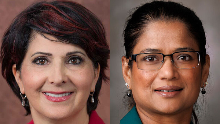 Jena Asgarpoor (left) and Bonita Sharif.