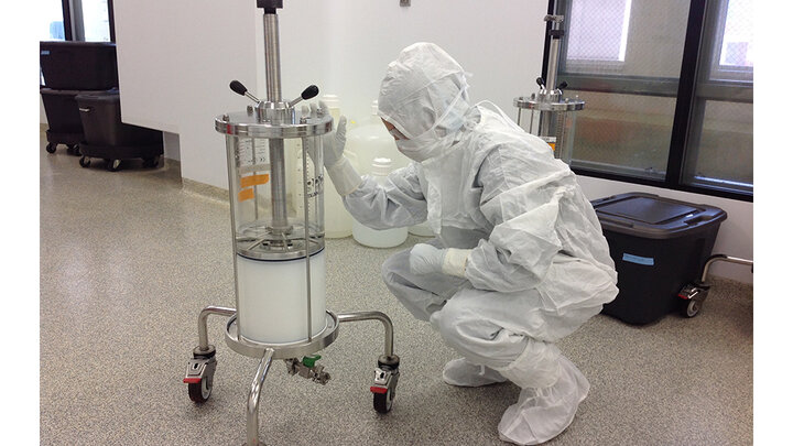 The development of a recombinant protein for use as a treatment to provide compassionate care for coronavirus patients is underway at the Biological Process Development Facility (BPDF) in the College of Engineering.