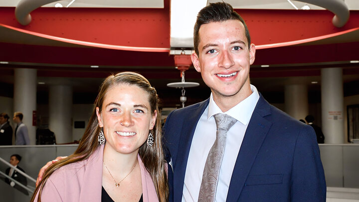 Theresa Luensmann and McKellan Clarke.