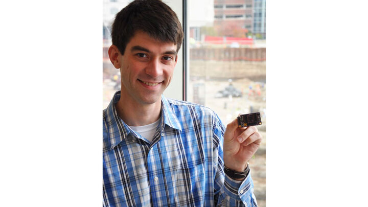 Sam Murray, a Ph.D. student in electrical engineering