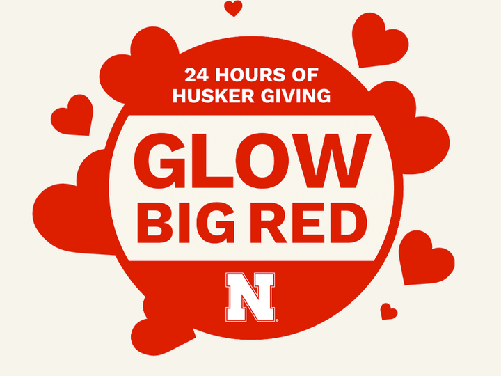 Glow Big Red promotional banner