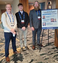 CEFS graduate student researchers - (from left) Graham Kaufman (electrical engineering), Logan Pettit (mechanical engineering), and Josh Gerdes (mechanical engineering) - presented papers at the IEEE ITherm Conference May 28-31 in Denver, Colorado.