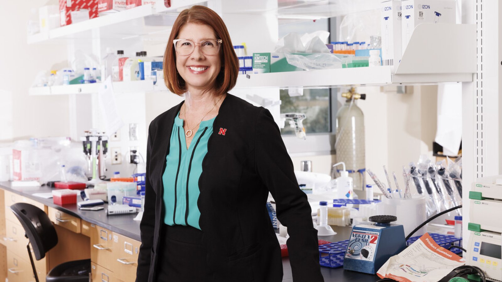 Nebraska's Angela Pannier, Swarts Family Chair of Biological Systems Engineering, delivered the Nebraska Lecture on Nov. 17, laying out the history of her field and both the challenges and promises ahead.