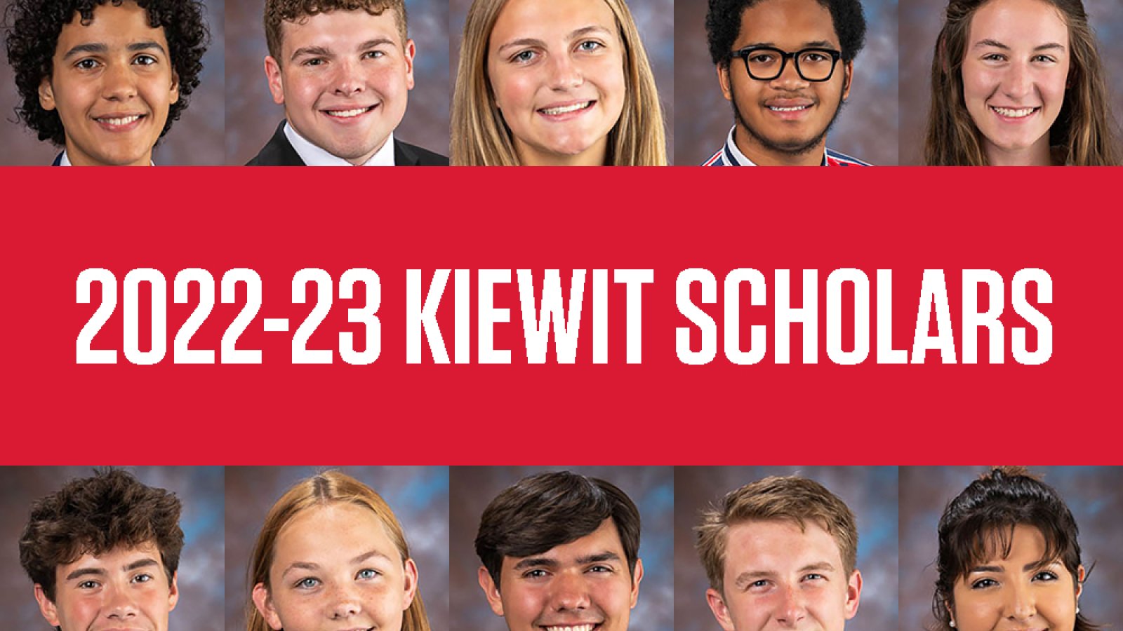 Ten first-year students have been chosen to the second cohort of the Kiewit Scholars Program at the University of Nebraska-Lincoln College of Engineering. 