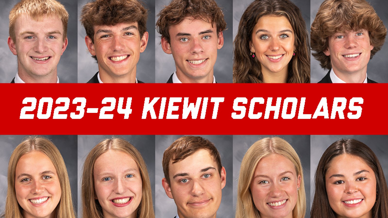 Ten first-year students have been chosen to the 2023-24 cohort of the Kiewit Scholars Program at the University of Nebraska-Lincoln College of Engineering.